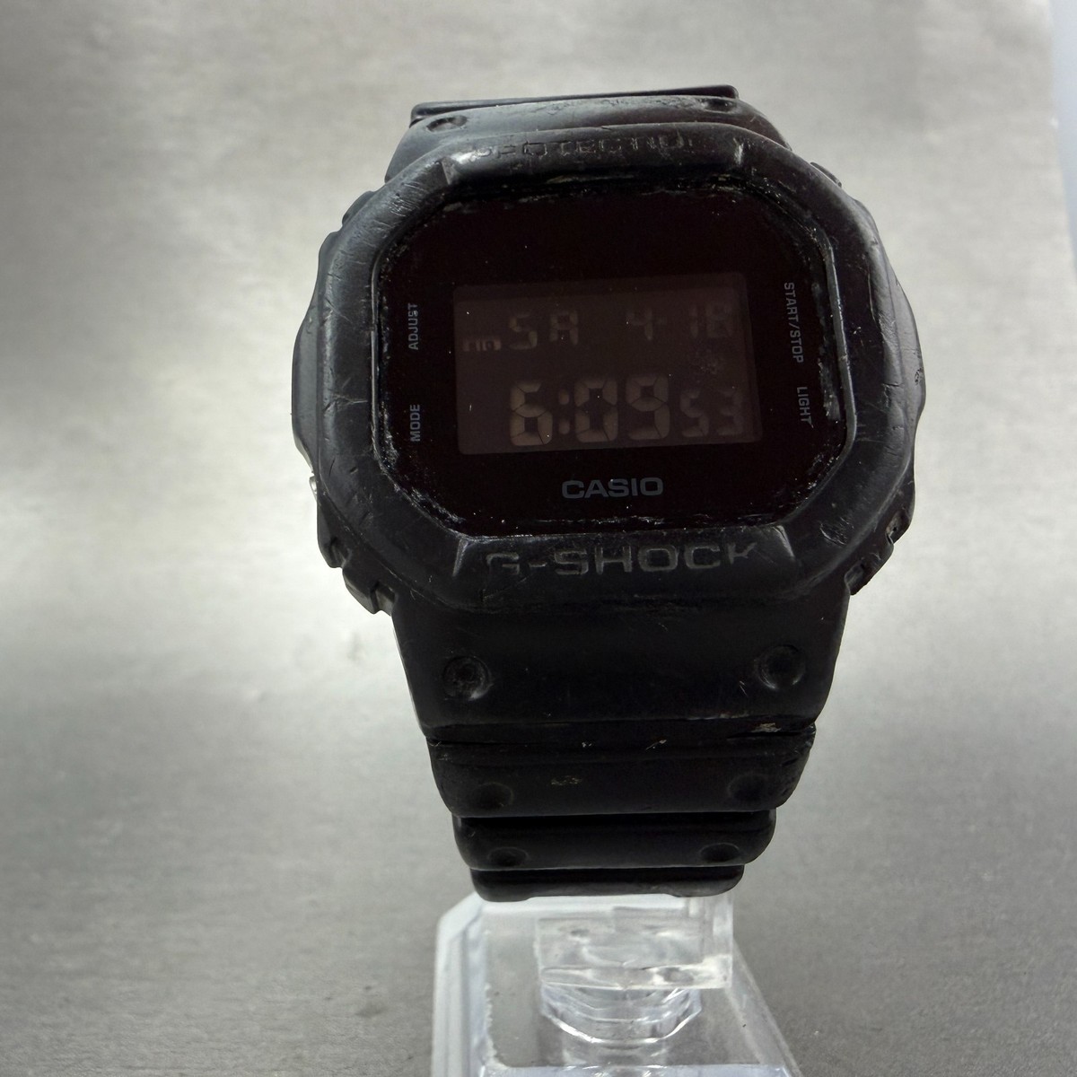 Casio G-Shock DW-5600BB Watch Men 43mm Digital Black Tone Octagon