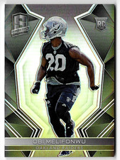 2017 Spectra Silver Prizm Rookie /99 Obi Melifonwu #169 Oakland Raiders Numbered