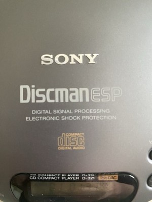 SONY DISKMAN D-321 通電・表示確認済 箱付き CDプレーヤー Sony Dis man D-321 Made In Japan | eBay
