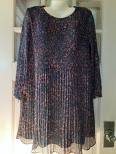 Nine West Woman's Long Sleeve Lined Dress Size XL