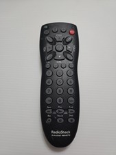RADIOSHACK 15-2147 UNIVERSAL REMOTE CONTROL black resealed DVD VCR CBL TV 3 IN 1