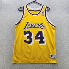 Vintage Los Angeles Lakers Jersey Mens Large NBA Basketball Shaq 90s