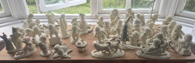 Department 56 Snowbabies 23 Stück Vintage Retired Sammler Figuren Sammlung