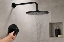 Delta T14269-BL-PP Modern 14 Series Rain Shower Trim Kit Matte Black Open Box