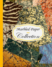Vintage Marbled Paper Collection: Beautiful Colors Decorative Marbled Papers Fo