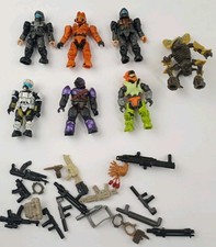 7 minifiguras Mega Bloks Halo con accesorios