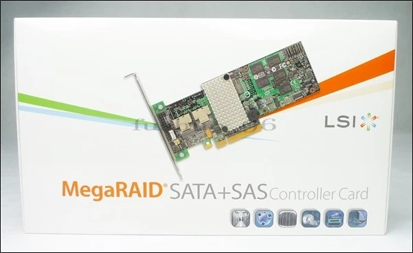 Sata Raid Logic Megaraid 8-Port M1010 Pci-E Ibm New In Box Sas 9240-8I Lsi 6G er - Image 2 of 4