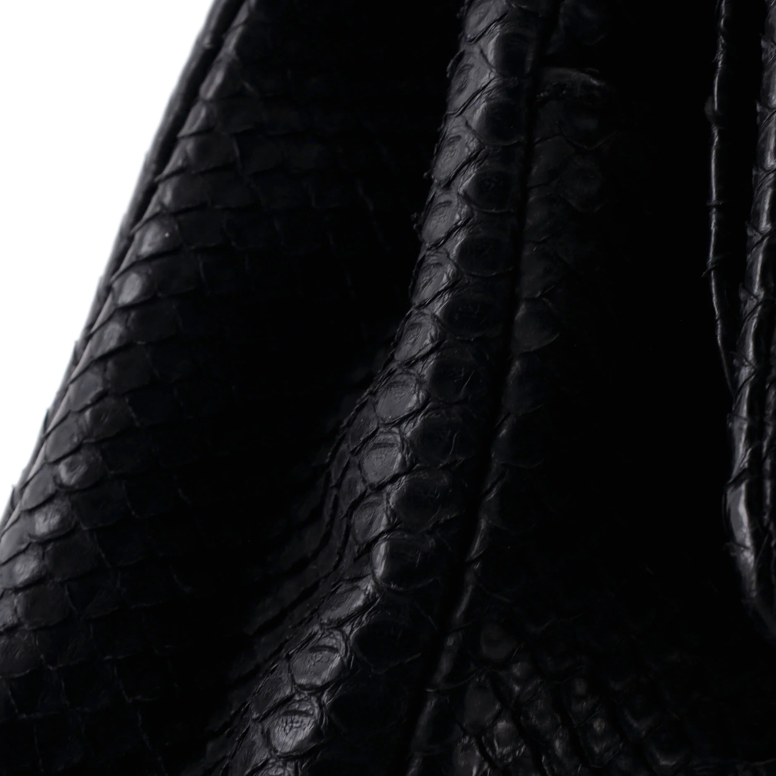 Chanel Classic Double Flap Bag Python Medium - image 6