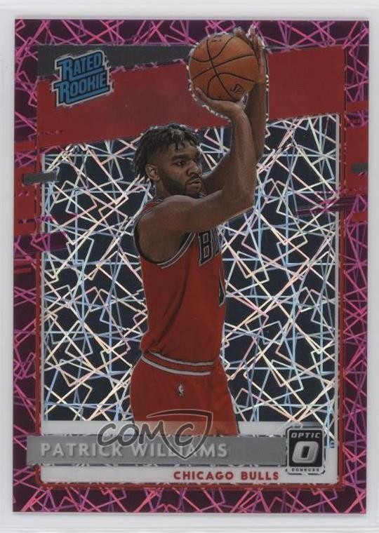 2020 Donruss Optic Pink Velocity Prizm 61/79 Patrick Williams #154 Rookie RC go9