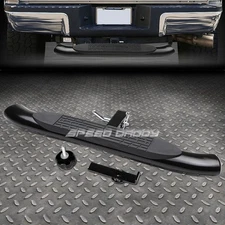 37" x 4" OVAL 2"RECEIVER BLACK TRAILER TOWING TAILGATE/HITCH REAR STEP BAR/PEDAL