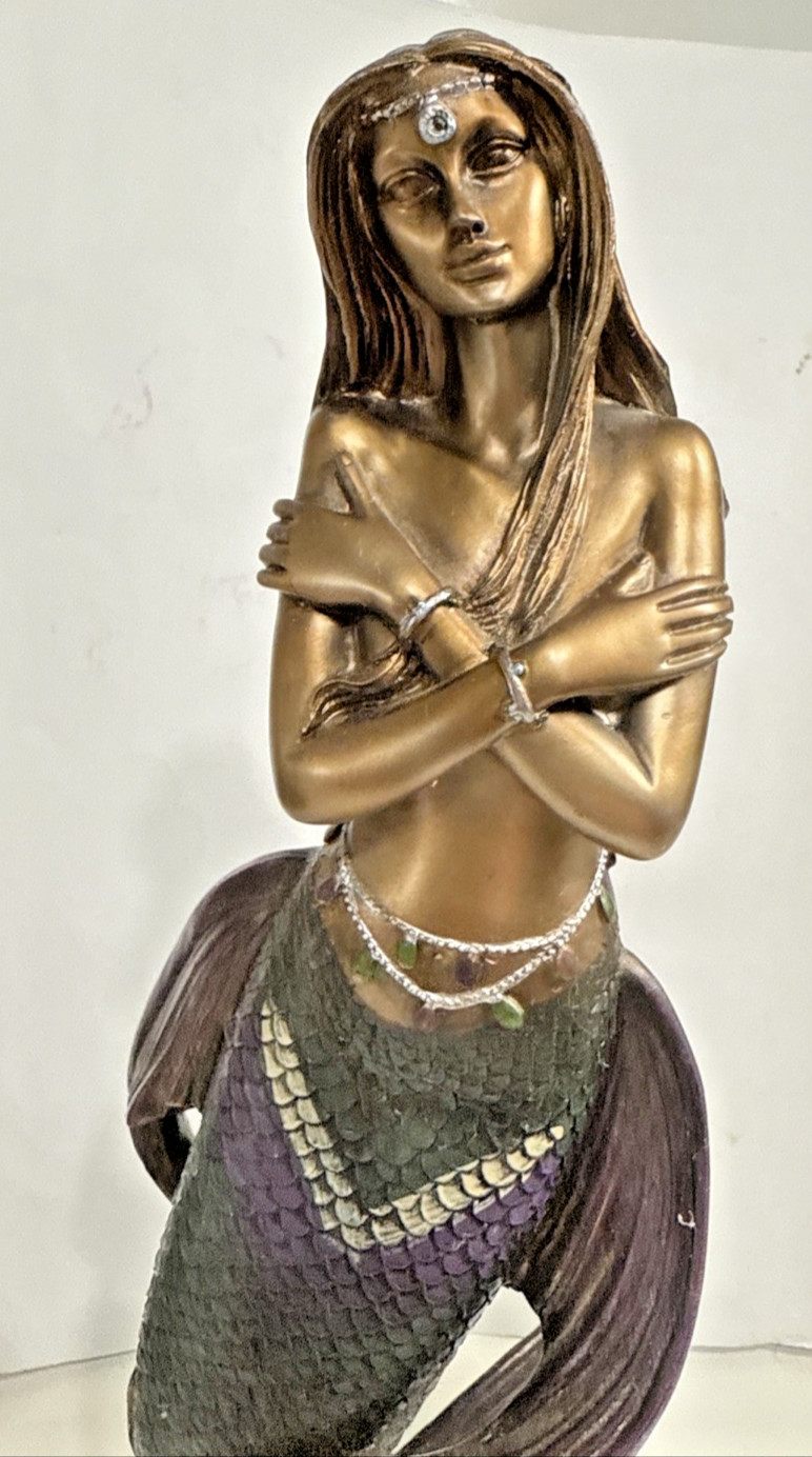 Seymour Mann Mermaid Statue 13" Tall ~  Siren of the Sea  ~ No Box