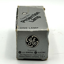 Vtg GE Overhead Projection Lamp Quartzline DYS DYV BHC 600W 120V Halogen Bulb