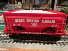K-LINE K-90006 COLLECTORS CLUB BIG RED LINE OL&B CLASSIC ORE CAR