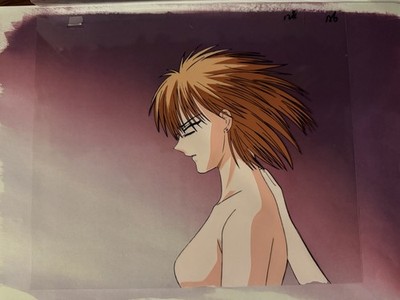 Ayashi No Ceres Anime animation cel + matching sketch. Official Japan Art