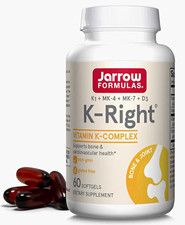 Jarrow Formulas K-Right Vitamin K-Complex + D...