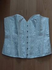 Lace-Up Overbust Womens Corset Bustier Burlesque Basque Top Costume 4XL