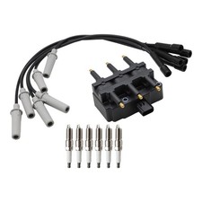 UF305 Ignition Coil Spark Plugs Wire Set Chrysler Dodge V6 2001-2010