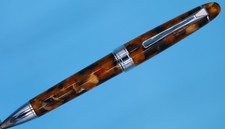 Tortoise Color Cigar Style Ballpoint Pen in C...