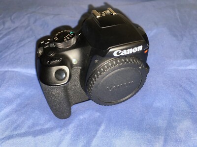 Canon EOS Rebel T6 Digital SLR Camera Black (Body Only) USED