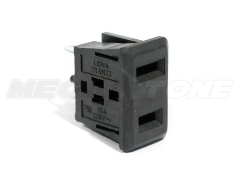 (1 PC) AC Power Outlet 15A/125VAC 2-Pin Female Socket Snap-In Panel USA SELLER! - Picture 4 of 5