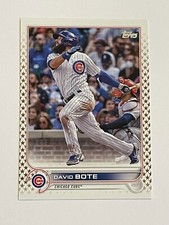 2022 Topps Baseball Gold Stars #627 - David Bote - Chicago Cubs