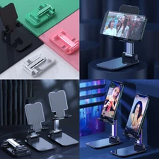 US 1 Adjustable Foldable Universal Phone Stand Desktop Holder Mount Anti-slip
