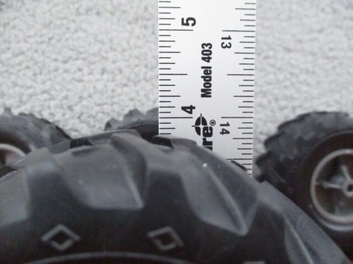 New Bright Industries Monster Jam Grave Digger RC Truck 4 Tires 4” Rims & Screws - Picture 12 of 12