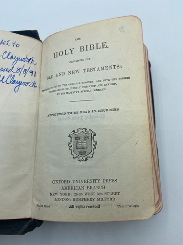 Heilige Bibel S.S. Scholars Edition, Vintage 1902 - Bild 10 von 13
