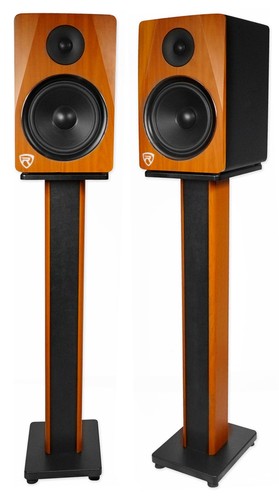 (2) 36" Bookshelf Speaker Stands For Polk Audio RTI A3 Bookshelf Speakers - Picture 6 of 10