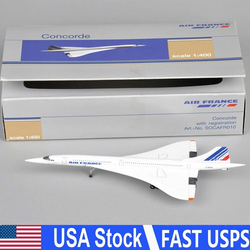 1:400 Maßstab Frankreich Concorde Flugzeug Modell 1976-2003 Druckguss Flugzeug Spielzeug Geschenke - Bild 1 von 12