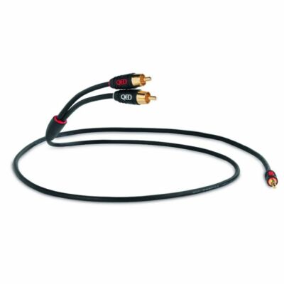 QED QE2721 Profile J2P 3.5mm Mini Jack to 2 RCA Phono, 3m (9.8 feet)