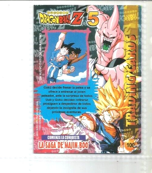 2023 CARDS DRAGON BALL Z 5 Full Set 113/113 Majin Buu Saga +