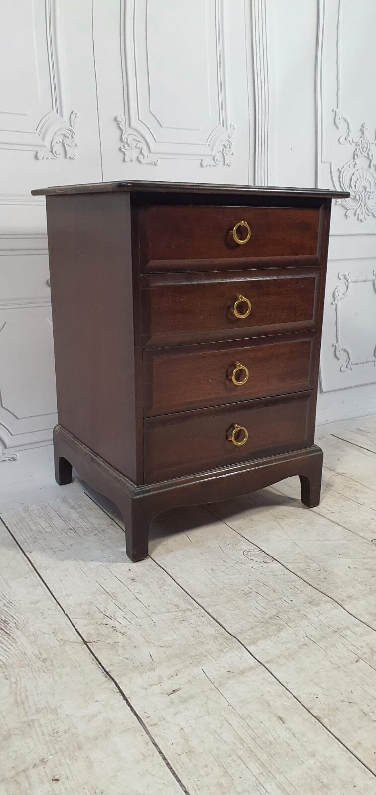 STAG MINSTREL BEDSIDE TABLE SMALL CHEST OF DRAWERS eBay
