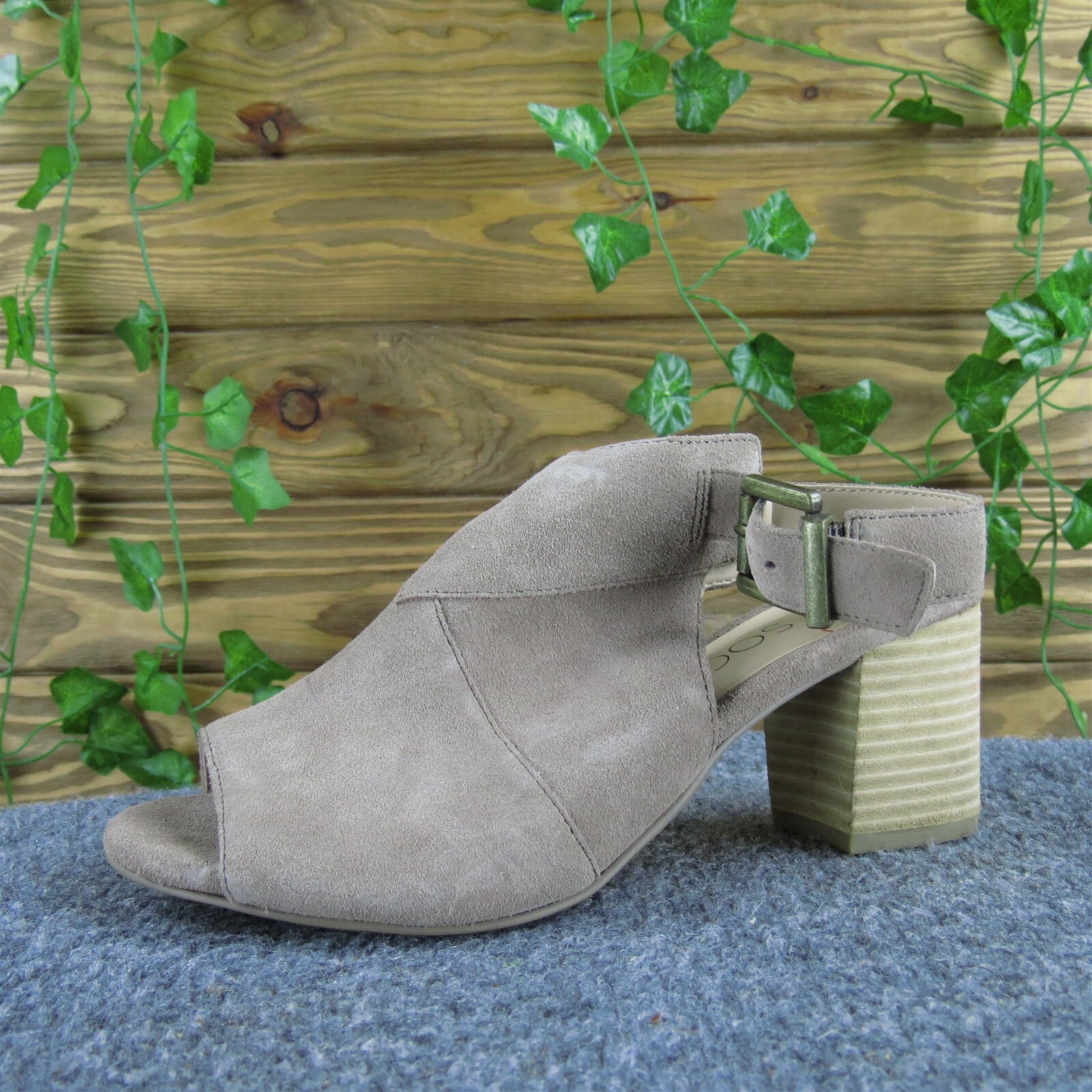 APL Sole Society Donna Zuma Gladiatore Pelle Taupe Tg 6 5 Medium Usatoatamente Deli