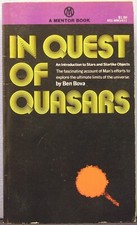 Bova, Ben - In Quest of Quasars PB 1st Printing 1975 Very Good