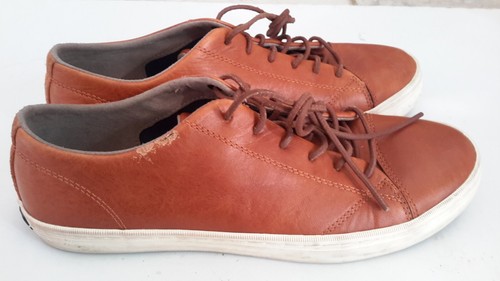 Cole Haan #C22687 Mens Size 7.5 Cap Toe Leather Sport Tan Lace Up Pre-owned - Picture 4 of 10