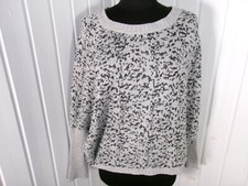 Pull maille angora gris tacheté oversize Cop Copine Canary S 36/38