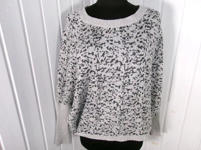 Pull maille angora gris tacheté oversize Cop Copine Canary S 36/38 - Photo 1/4
