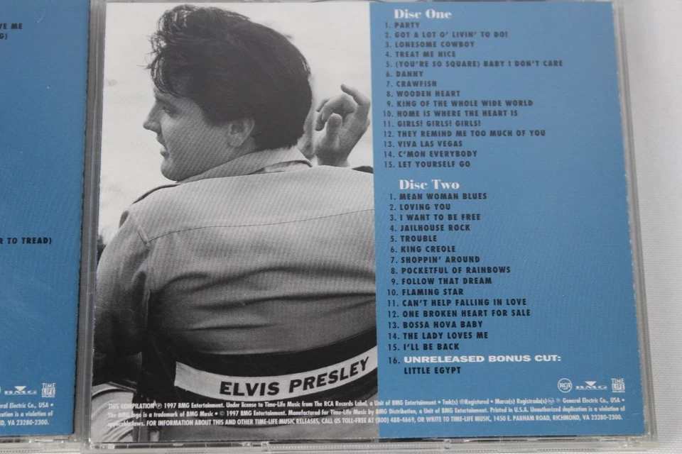 LOT OF 3 TIME LIFE ELVIS PRESLEY COLLECTION CD - FROM THE HEART, THE ROCKER ++ Foto 4 de 4