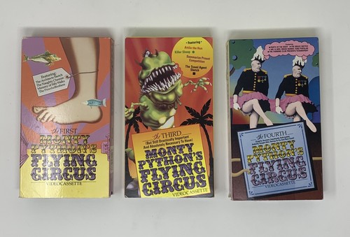 Monty Python Flying Circus Lot-9 VHS Good Preowned Comedy Vintage 1969-70’s Gift - Picture 2 of 8