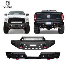 Vijay For 1994-2002 Dodge Ram 2500/3500 Front/Rear Bumper W/Winch Plate&Light