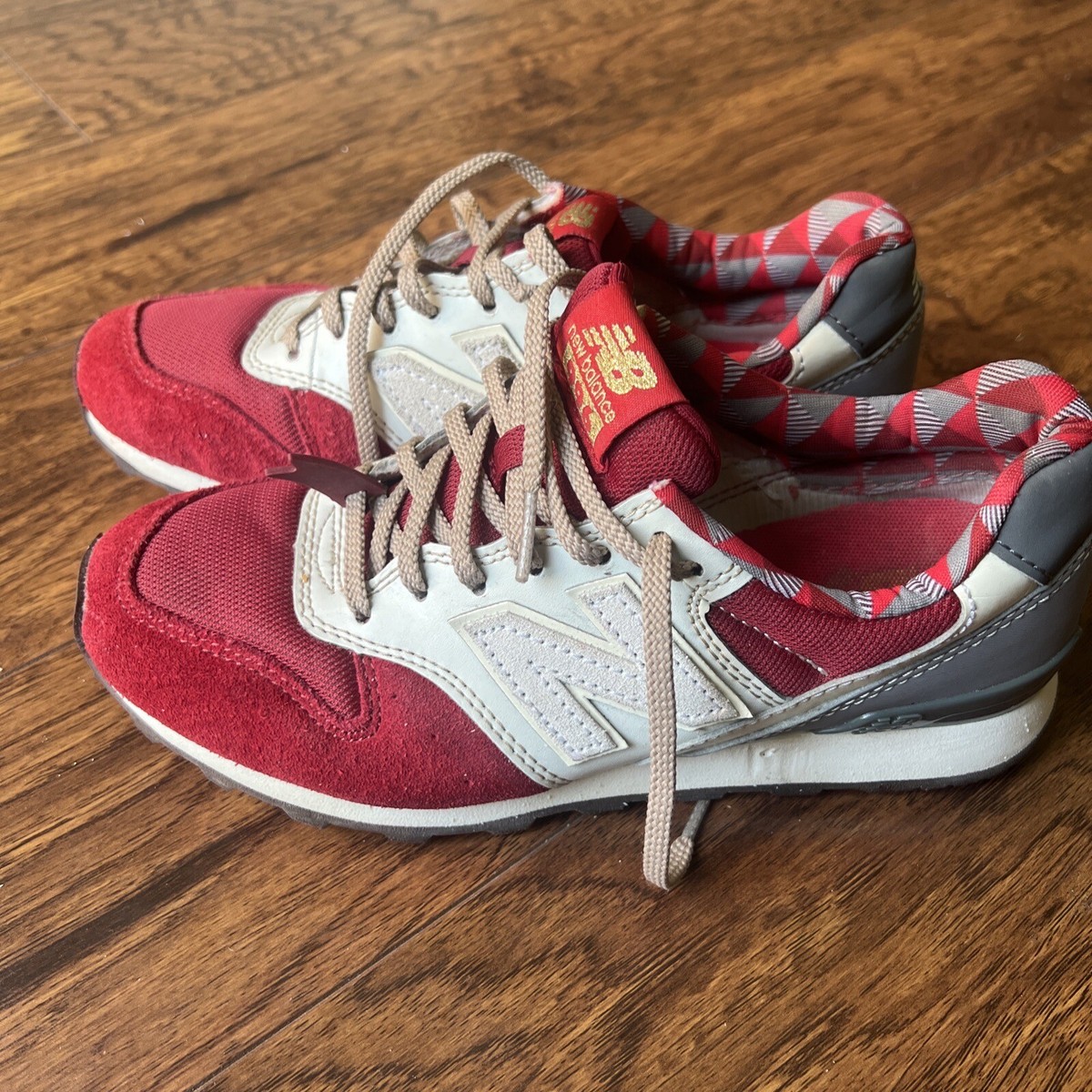 New Balance 996 Series Retro Low-Top Red WR996GL Size