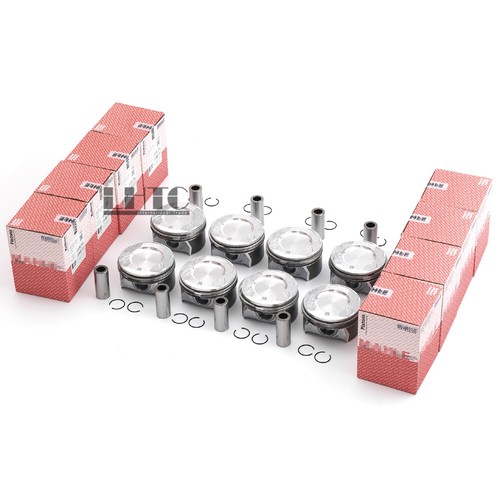 8x Pistons Rings Set For MercedesBenz X166 W221 W222 GL500 S500 M278 4