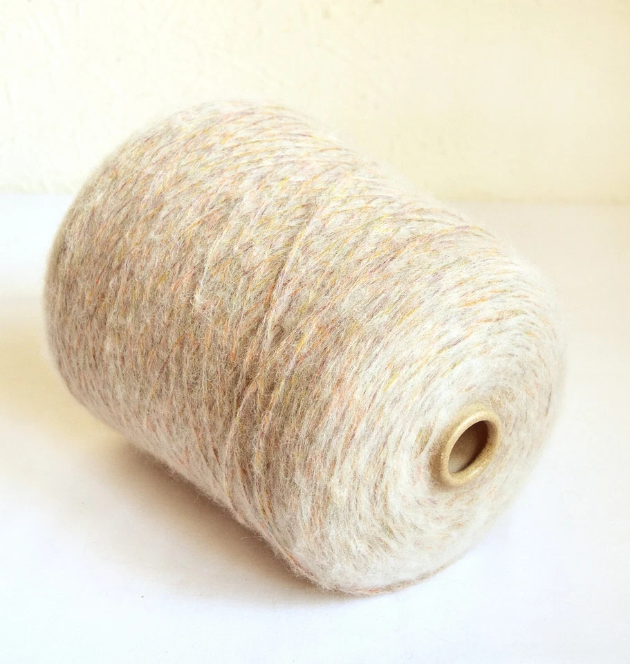 Italian Baby Alpaca - Merino - Upcycled Cotton Yarns, 2.2 lb / 1000 grams cone - Image 3 of 3