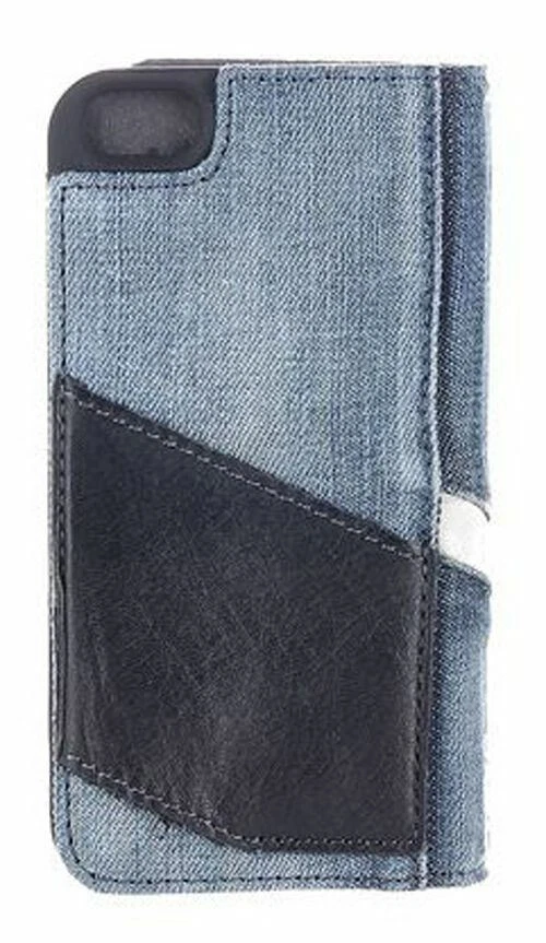 Diesel iPhone SE/5/5s Stylish Denim Booklet Case Cover Full Protection Indigo - Image 4 of 4