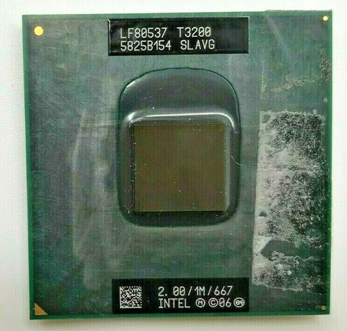 CELLULARE INTEL Pentium T3200 SLAVG - 2,00 GHz / 1M / 667 MHz - socket P #615 - Foto 1 di 2