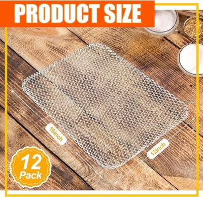 12 Pcs BBQ Disposable Grill Topper Non Stick for Mifoci for Camping Picnics