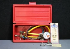 Air Conditioner Manifold Gauge Set AC A/C Charging Hose Air HVAC Kit For Car