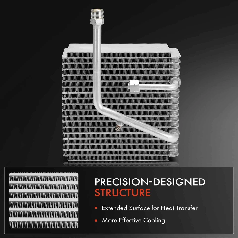 Núcleo evaporador de aire acondicionado de aluminio para Honda Passport Isuzu Amigo Rodeo 1998 placa-aleta Foto 4 de 4