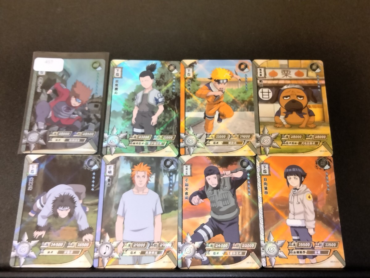 Naruto Uzumaki 8 Card Naruto Shippuden Trading Card Anime